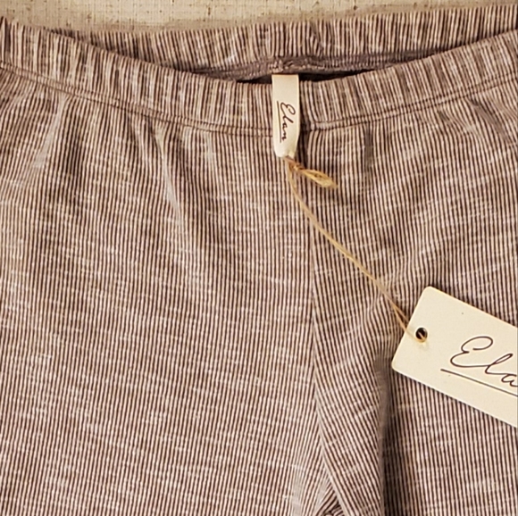 Elan Ela Pant, Pull On, Ribbed, Elastic Waist,  Wide Leg, Med. NWT - Picture 6 of 16